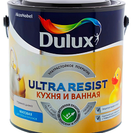 Краска Dulux ULTRA RESIST КУХНЯ И ВАННАЯ полумат.